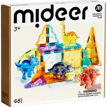 Hračka MiDeer Magnetická stavebnice Dinosauři 48 ks