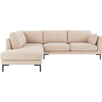 Pohovka Světle béžová, Pětimístná rohová pohovka Rowico Home CORWIN, levý roh, 266 cm