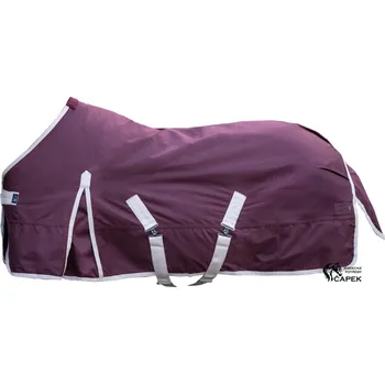 Deka pro koně Deka výběhová HKM -MIA SHETTY 100G- - Tm. hnědá - 85cm