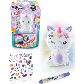 Dětské zboží Style4Ever Mini Deco svítící figurka kočička