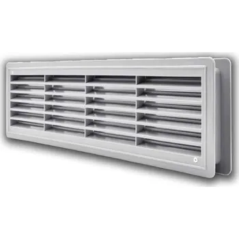 Větrací mřížka Větrací mřížka dveřní 460x135 mm - sada 2 ks - šedá - LENMAN 66-5000