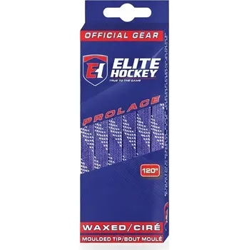Tkaničky do bot Elite Hockey Voskované tkaničky pro brusle 72" (182 cm), fialové