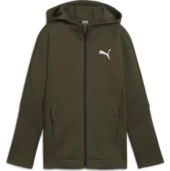 Dívčí mikina Puma Dark Olive 6194792 5-6 Yrs
