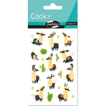 samolepka Maildor CY082C klenuté Samolepky 21 kusů