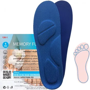 Vložka do bot Stélky/vložky do bot Dr. Grepl Memory Fusbet - modré, 36-39