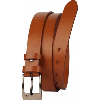 Opasek Pánský Kožený Opasek Koňakově Hnědý Pásek Ke Kalhotám Elegantní Oblekový