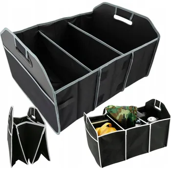 Organizér do auta Organizér do auta do kufru Korbi 55x34x32,5 cm černý
