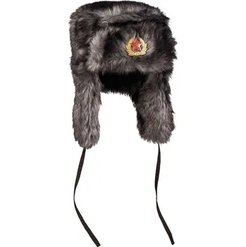 Čepice Ruská beranice Shapka - šedá, XXL