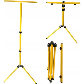 Stativ stojan pro LED reflektory halogenové pracovní lampy laser dvojitý