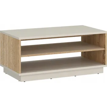 Konferenční stolek Konferenční stolek MOSANO LUST101 s poličkou, kašmír a dub / Meble Wójcik
