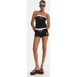 Juicy Couture Sportovní kraťasy Applique Terry JCWHS126315 Černá Slim Fit S