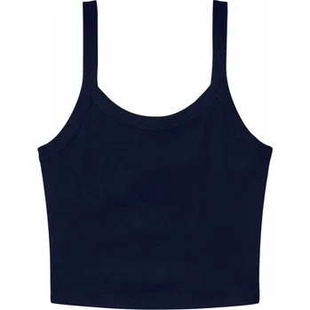 Tílko dámské Bella+Canvas Micro Rib Spaghetti Strap Tank - navy, XL