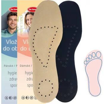 Vložka do bot Stélky/vložky do bot Dr. Grepl gelové s velurem - béžové, 39-40