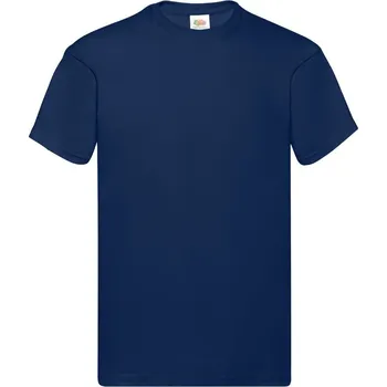 Chlapecké tričko Triko pánské Fruit of the Loom Original T - navy, S