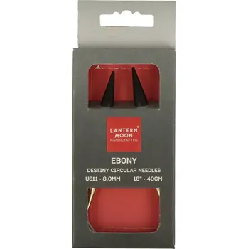 Jehlice KnitPro Lantern Moon kruhové fixní jehlice 40Cm 8mm (Lantern Moon’s Destiny circular knitting needles 40Cm 8mm)