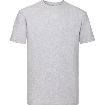 Chlapecké tričko Triko pánské Fruit of the Loom Super Premium T - světle šedé, L