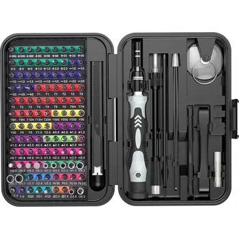 Šroubovák PROFESIONÁLNÍ SADA PŘESNÝCH ŠROUBOVÁKŮ 132 DÍLŮ