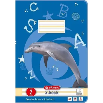 Sešit Linkovaný sešit Herlitz A4, 32 listů