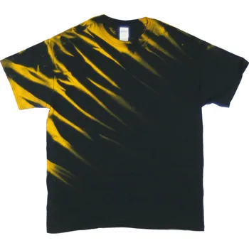 Pánské tričko Tričko unisex The Mountain graffiti design Eclipse - černé-žluté, 4XL