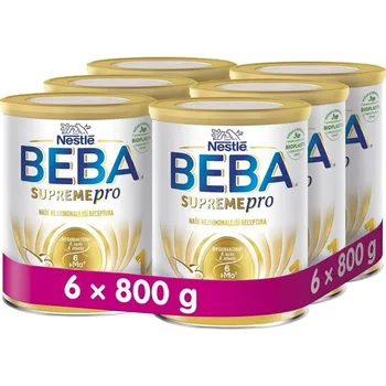 Kojenecká výživa Nestlé BEBA SUPREMEpro 1, 6 HM-O, kojenecké mléko, 6x800 g