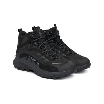 Pánská treková obuv Trekingová obuv Merrell Moab Speed 2 Mid Gtx J037501 Černá 45