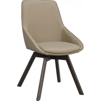 Jídelní židle Otočná jídelní židle Alison | Krémová/hnědá