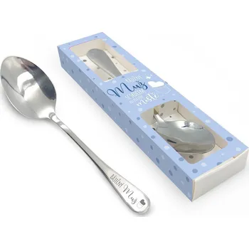 Příbor Nekupto Dárková lžička Báječný muž se srdcem na pravém místě