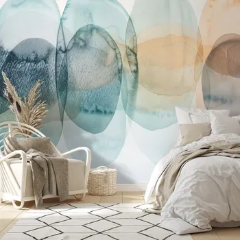 Tapeta Dovido Fototapeta akvarelové pastelové kruhy