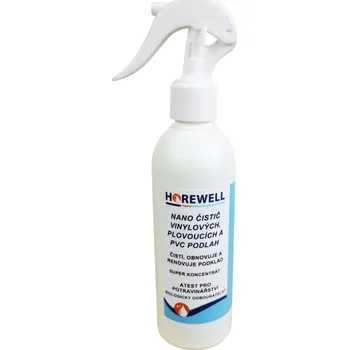 Čistič podlahy Horewell Nano čistič vinylových, plovoucích a PVC podlah - superkoncetrát 250 ml + Dárek Nano houbička na čištění nečistot