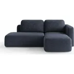 Rozkládací rohová pohovka COZY | tmavě modrá