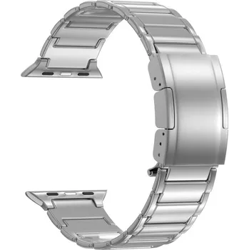 Ostatní příslušenství k chytrým hodinkám Eternico Titanium Buckle pro Apple Watch 42mm / 44mm / 45mm / Ultra 49mm silver
