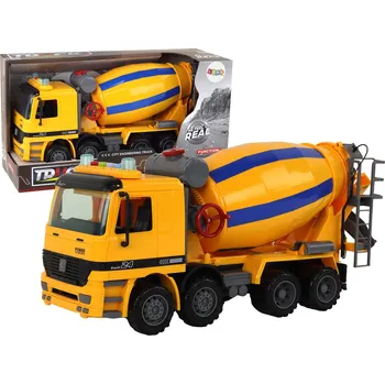 autíčko Mamido Stavební otočná míchačka s efekty oranžová