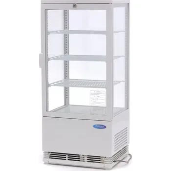 Vařič Maxima Lednice s vitrínou 43 cm - 78 l - bílá | 09400805