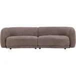 Hnědá, Trojmístná pohovka CIELO, 268 cm