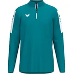 ERIMA INTRO MIKINA 1/2 ZIP - PÁNSKÁ - Petrolejová - velikost S