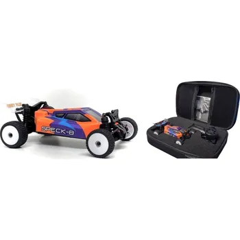 RC model auta Absima Hobby Plus Speck-B Buggy 2WD 1:24 RTR oranžová + přepravní brašna