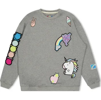 Dívčí mikina Diadora Melange Grey 576766 XS/S