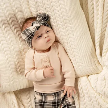 Bavlněné body, dlouhý rukáv, pro dívky, béžové, vel. 56