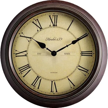 Hodiny Moreton & Co Oxfordshire - hnědé - E14.4634.007035
