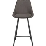 Barová židle SIERRA | tmavě šedá černá