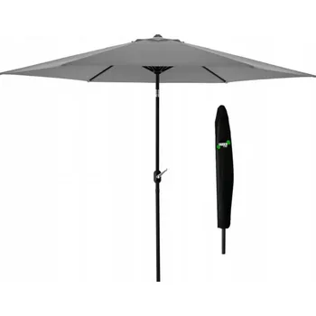 Stínicí technika Chomik Zahradní slunečník GABO | šedá 300 cm