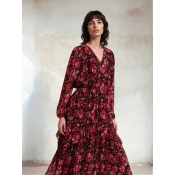 Dámské šaty Sinsay - Šifonové maxi šaty - vícebarevná - 238GY-MLC - 238GY-MLC-S