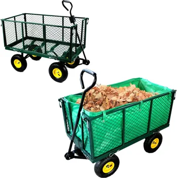 Zahradní vozík Zahradní přepravní vozík PLANK 200 l zelený