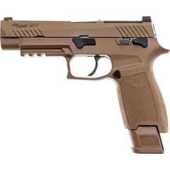 Sport Airsoftová pistole Sig ProForce P320 M17 - TAN, kovový závěr, GBB, CyberGun