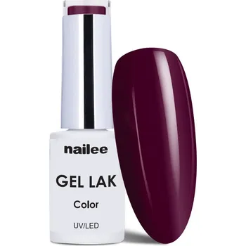 Lak na nehty Nailee gel lak Color 157 Burnt Burgundy – Temná noblesa HEMA Free 6g