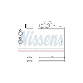 Auto-moto Výměník tepla NISSENS 72046