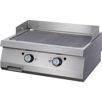 Maxima Prémiová Grilovací deska s drážkami Chrome - elektrická - dvojitá jednotka - hloubka 90 cm | 09398589