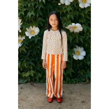 Chlapecké tričko Dětské tričko s dlouhým rukávem Tinycottons TINY ROSES RIB KIDS JACKET SS26.098 bílá 00X, vel. 104