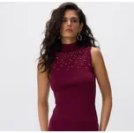 Reserved - Top s ozdobnými prvky - fuchsiová - 787JC-43X - 787JC-43X-XL