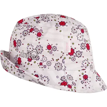 Čepice Dívčí klobouk Florida Dráče kytičky bílá (Letní funkční klobouček)